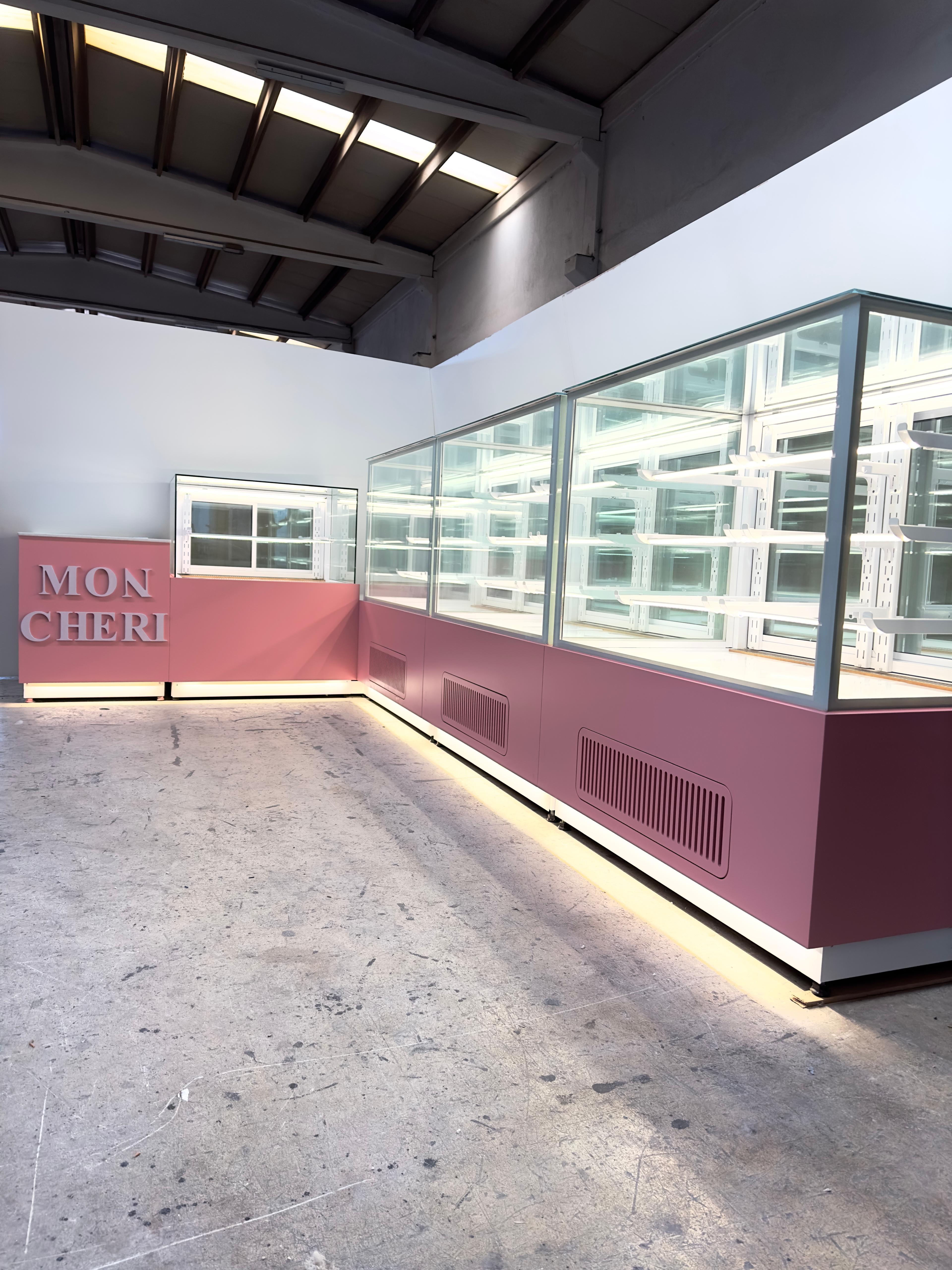 Custom Display Fridge – L-Shape