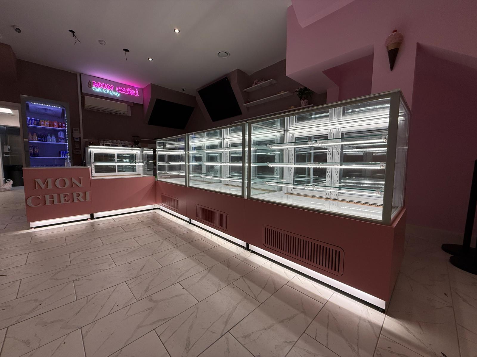 Custom Display Fridge – L-Shape