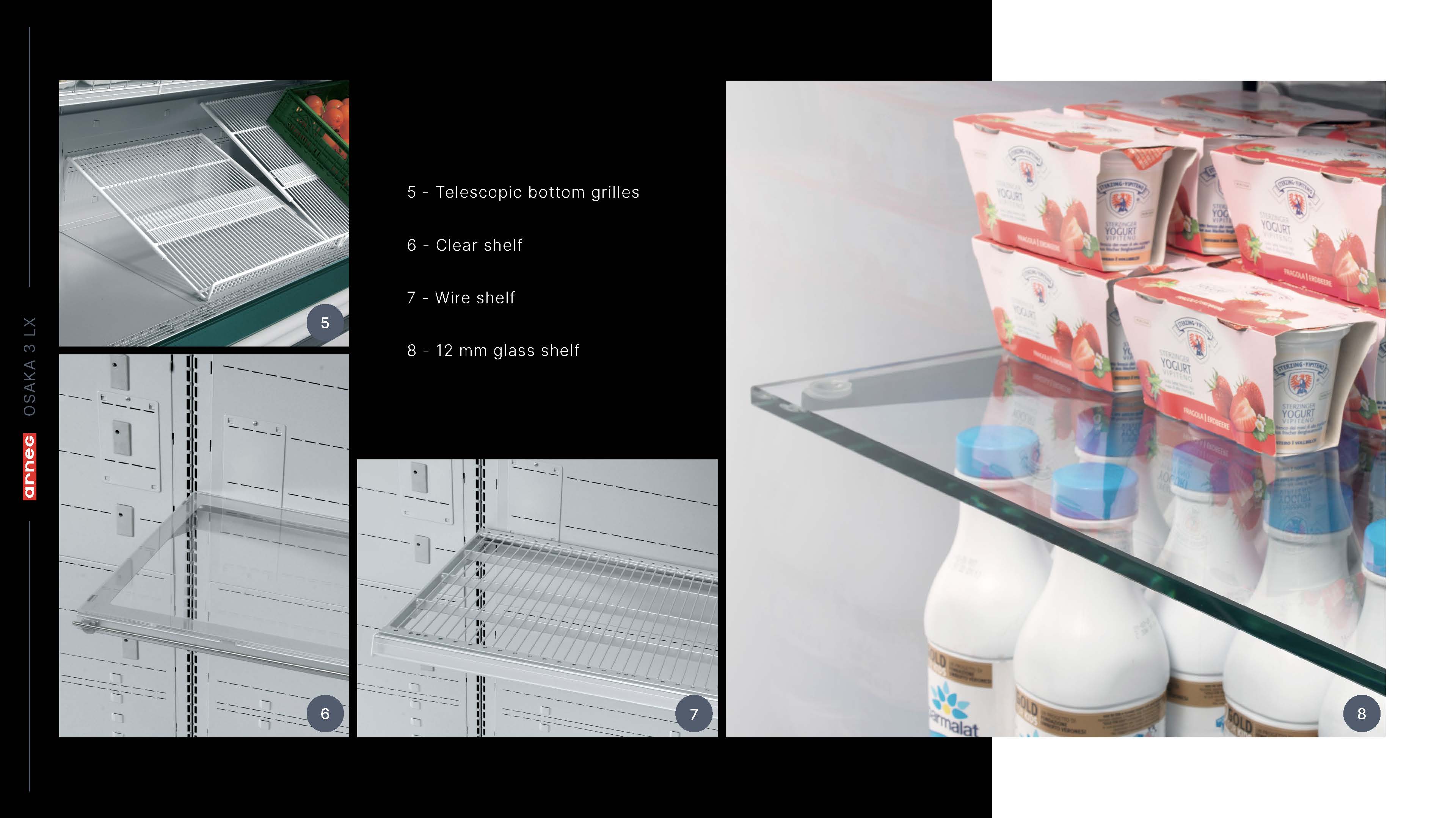 Arneg Osaka 3 LX - Remote Mutlideck Fridge – Glass Door