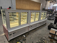 Custom Display Fridge Set – L-Shape Counter