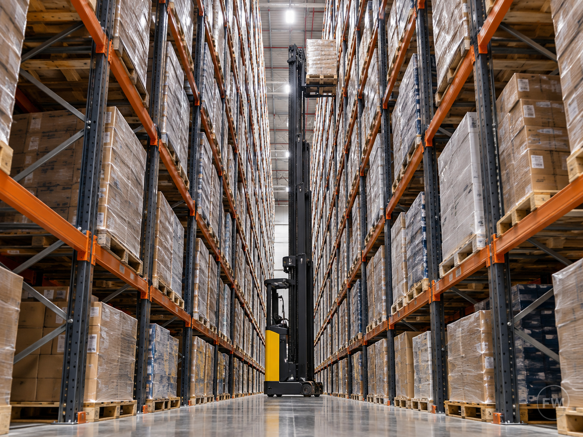 VERY NARROW AISLE RACKING