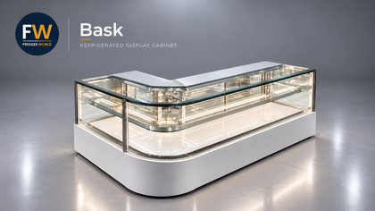 Fridges World | L Shape Refrigerated Display Counter | Display Fridge