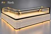 Custom L Shape Refrigerated Display Counter for Cafés & Bakeries