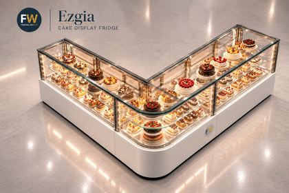 Fridges World | Ezgia L Shape Refrigerated Display Counter | Display Fridge