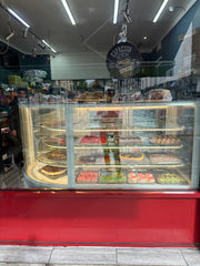 Fridges World | Custom L Shape Cake & Sandwich Display Fridge with Shelves | Display Fridge