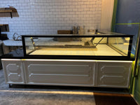 L Shape Corner Custom Made Display Fridge