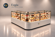 Fridges World | Ezgia L Shape Refrigerated Display Counter | Display Fridge