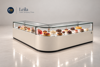 Fridges World | Leila L Shape Refrigerated Display Counter | Display Fridge