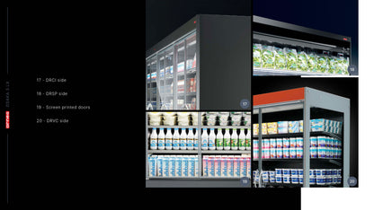 Arneg Osaka 3 LX - Remote Mutlideck Fridge  – Glass Door