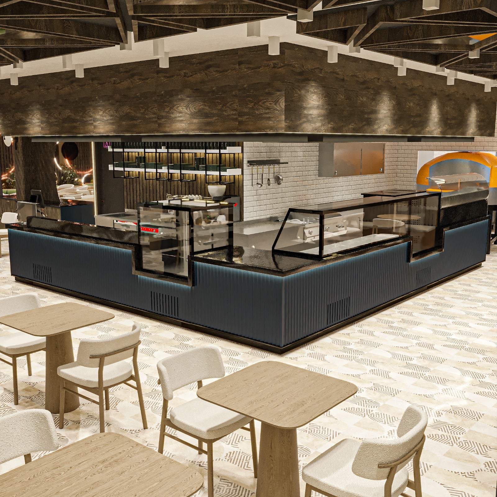 Planning 3D Design Cafe Fridge