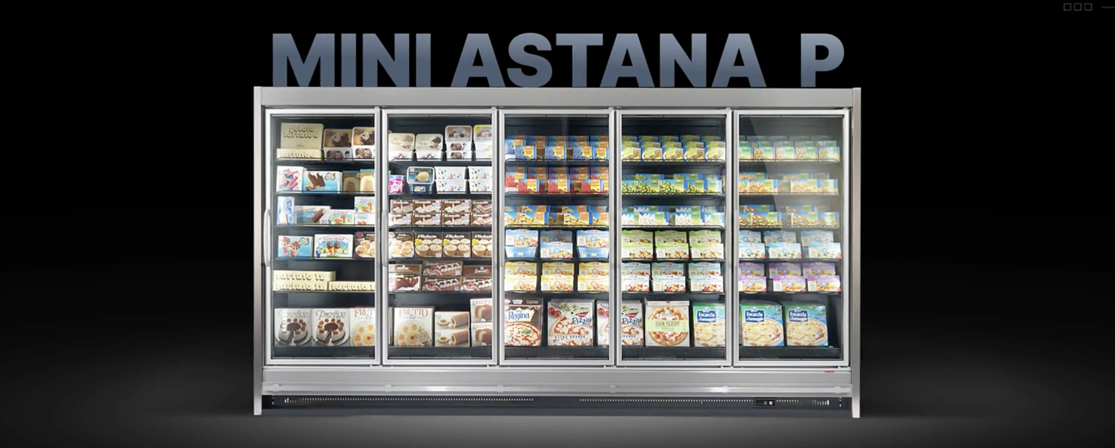 Mini Astana P Frozen Food Multideck (Slim) Integral (R290)