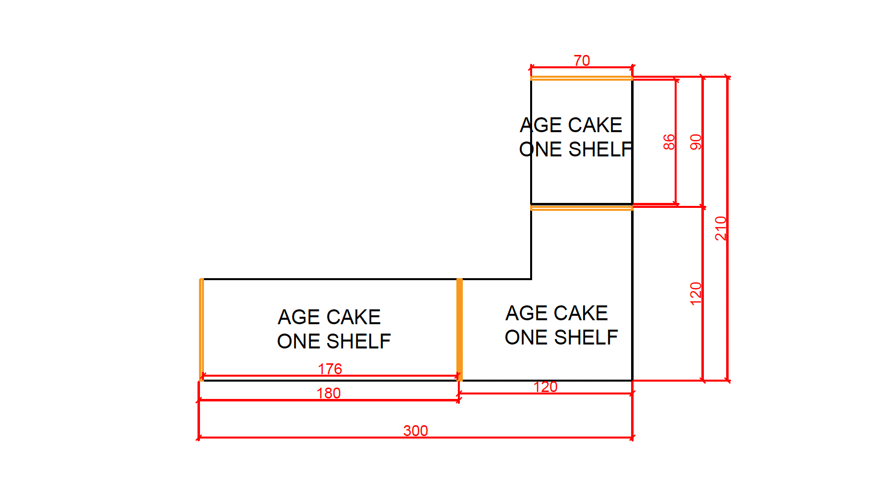 Harrison - Custom Made Cake Display Fridge - Fridges World | Innovative refrigeration solutions by Fridges World, featuring industrial cold rooms, commercial fridges, cake display fridges, shop fittings, and ovens for elegant and functional culinary spaces.