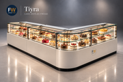 Fridges World | Tiyra L Shape Refrigerated Display Counter | Display Fridge