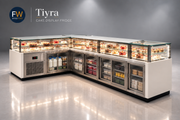 Fridges World | Tiyra L Shape Refrigerated Display Counter | Display Fridge