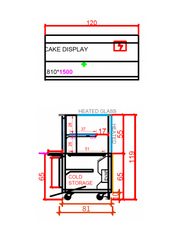 Fridges World | Display Fridge – 1 Shelf | Display Fridge