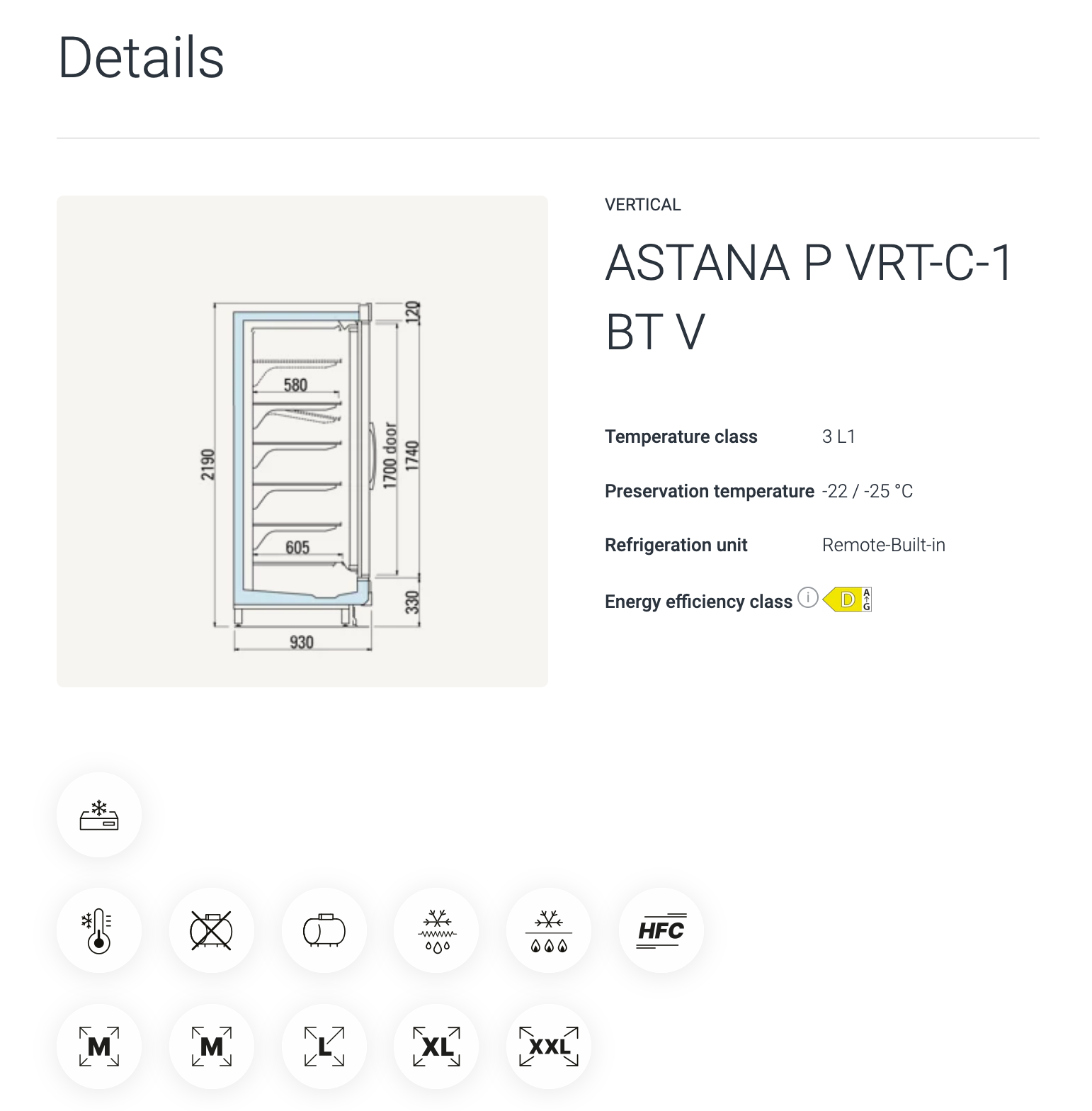 Arneg Astana P multideck freezer for frozen food – commercial chilled display for supermarkets