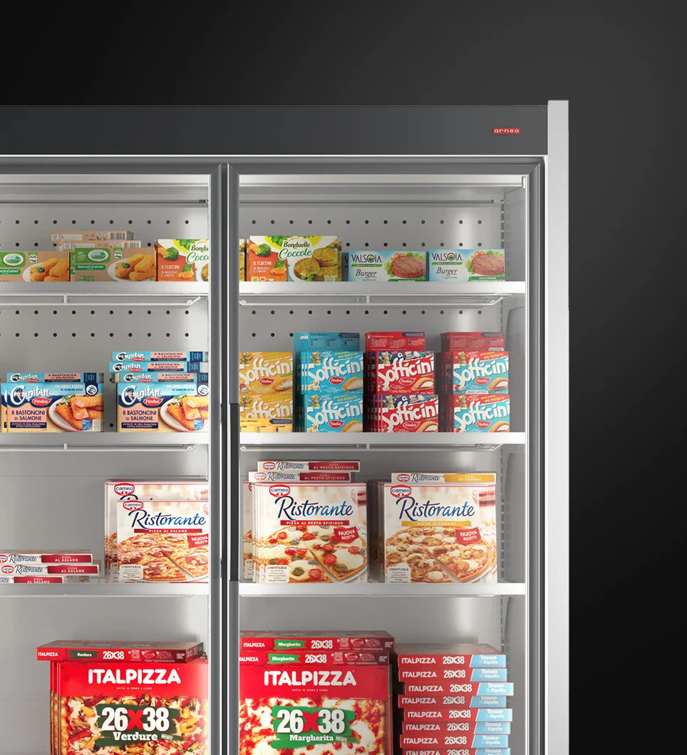 Arneg Astana P multideck freezer for frozen food – commercial chilled display for supermarkets