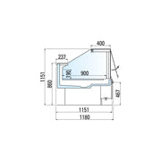 Fridges World | Remote Serve-Over Display Fridge – Arneg London 4 | Serve-Over Display Fridge